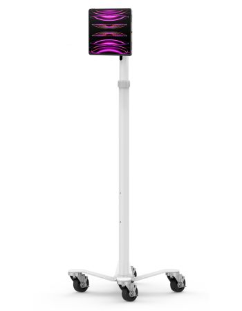 Medical Rolling Cart with Invisible Universal Tablet Mount - Rise Freedom