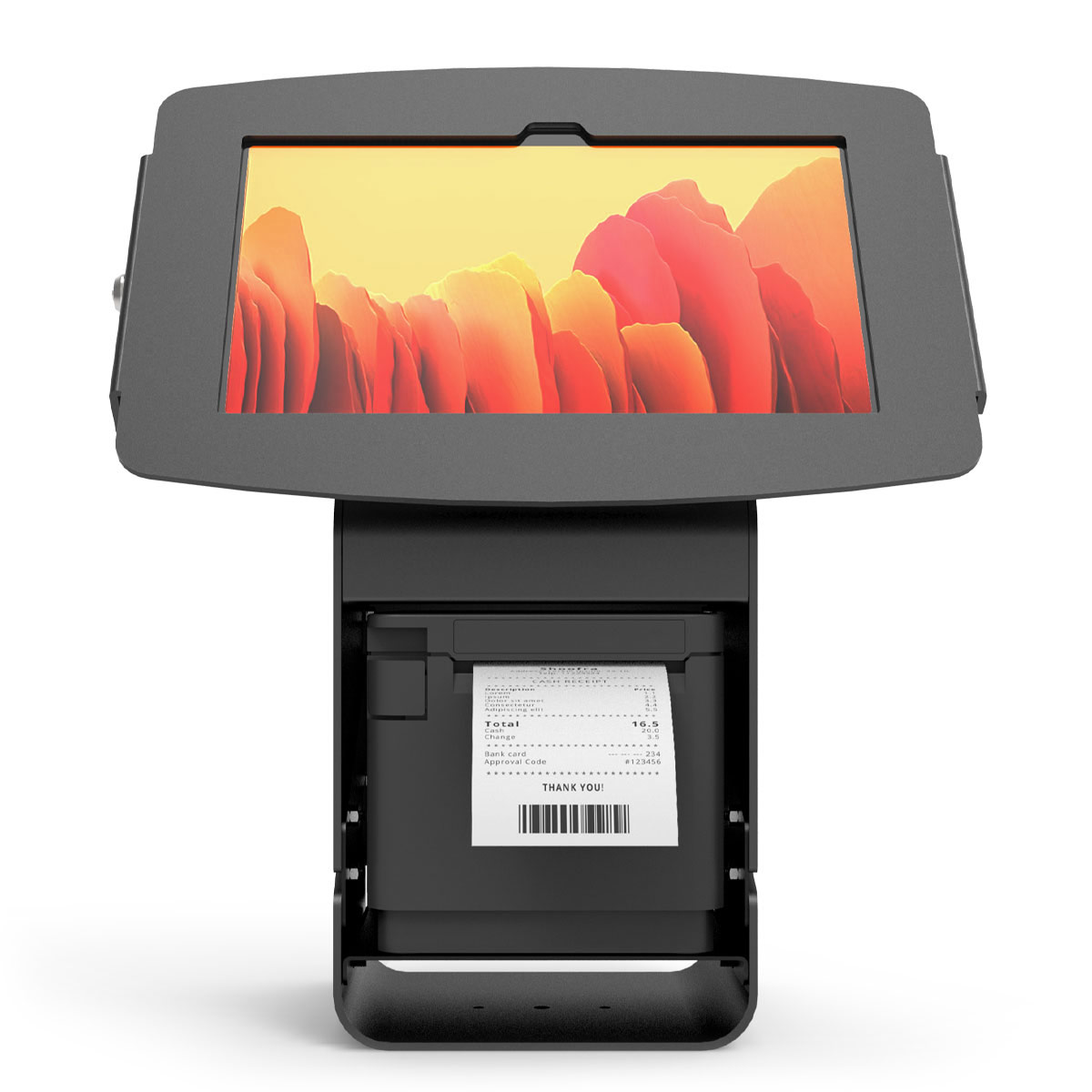 Space Galaxy Tab A7 10.4 POS Printer Kiosk